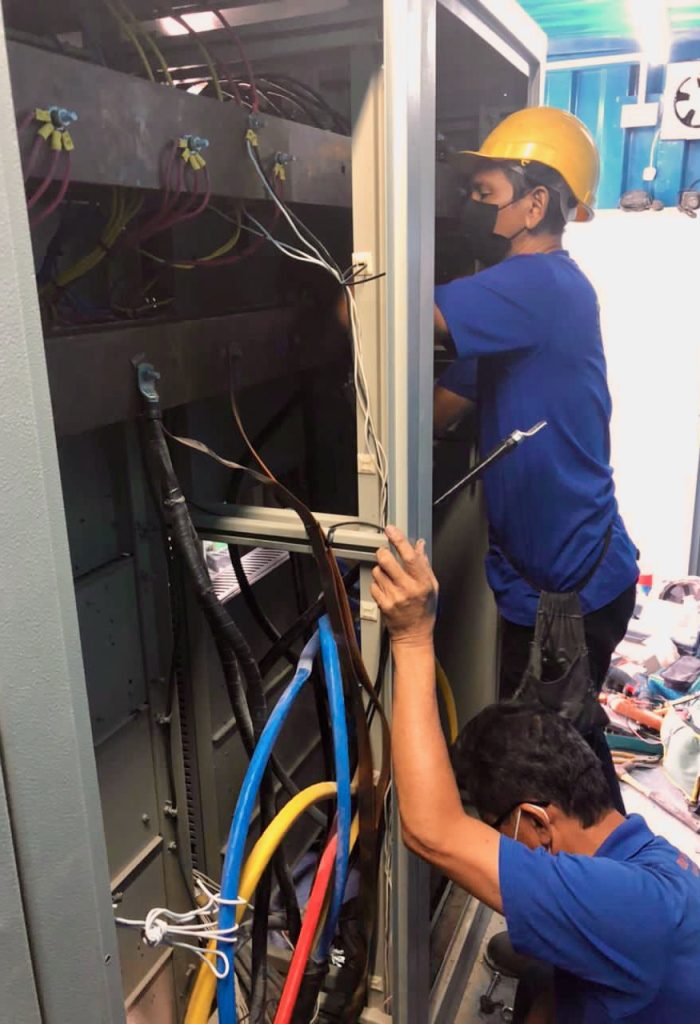 electrician factory industrial wiring